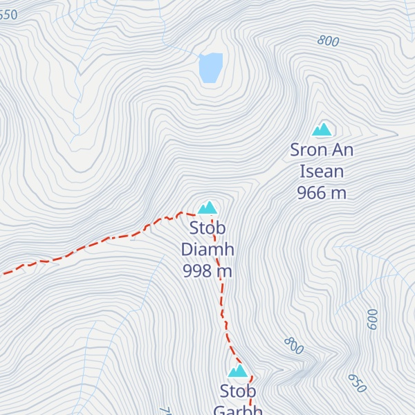 Map of Stob Diamh