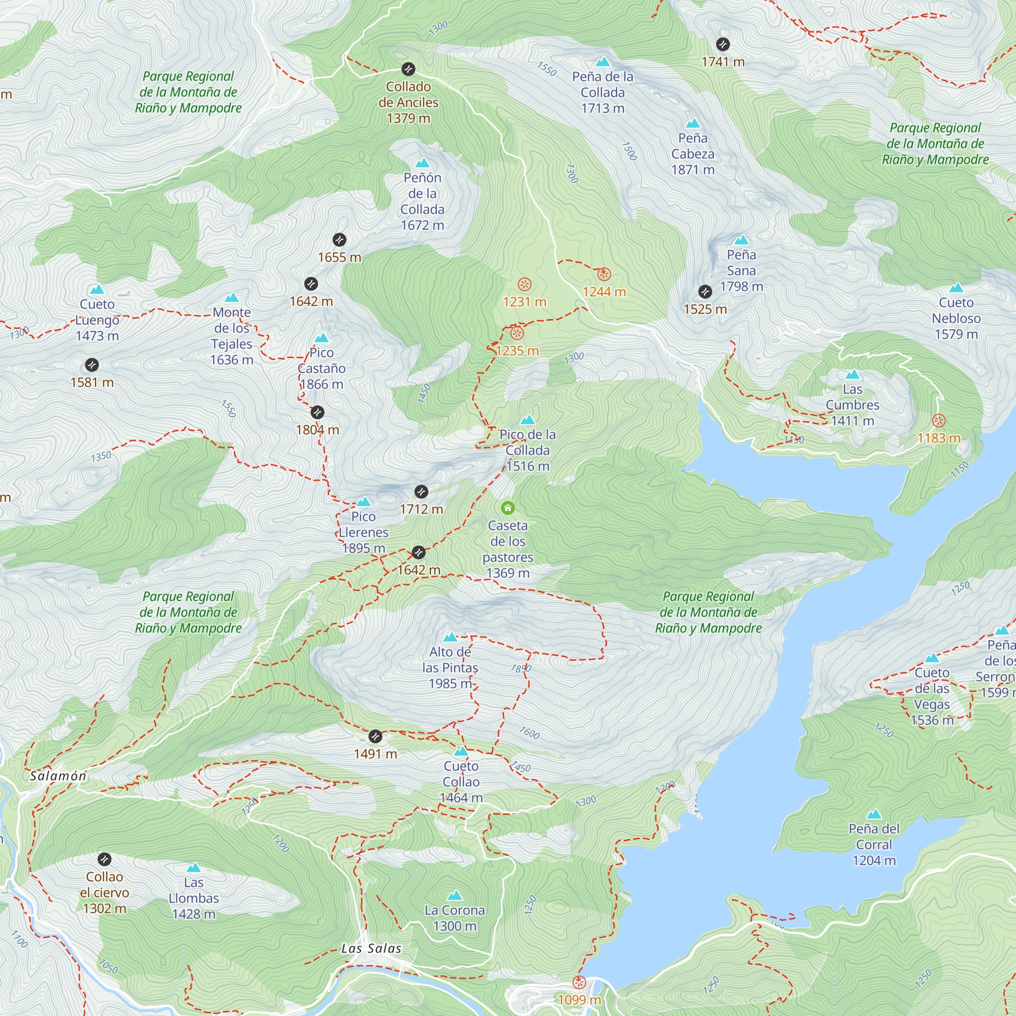 Caseta de los pastores map
