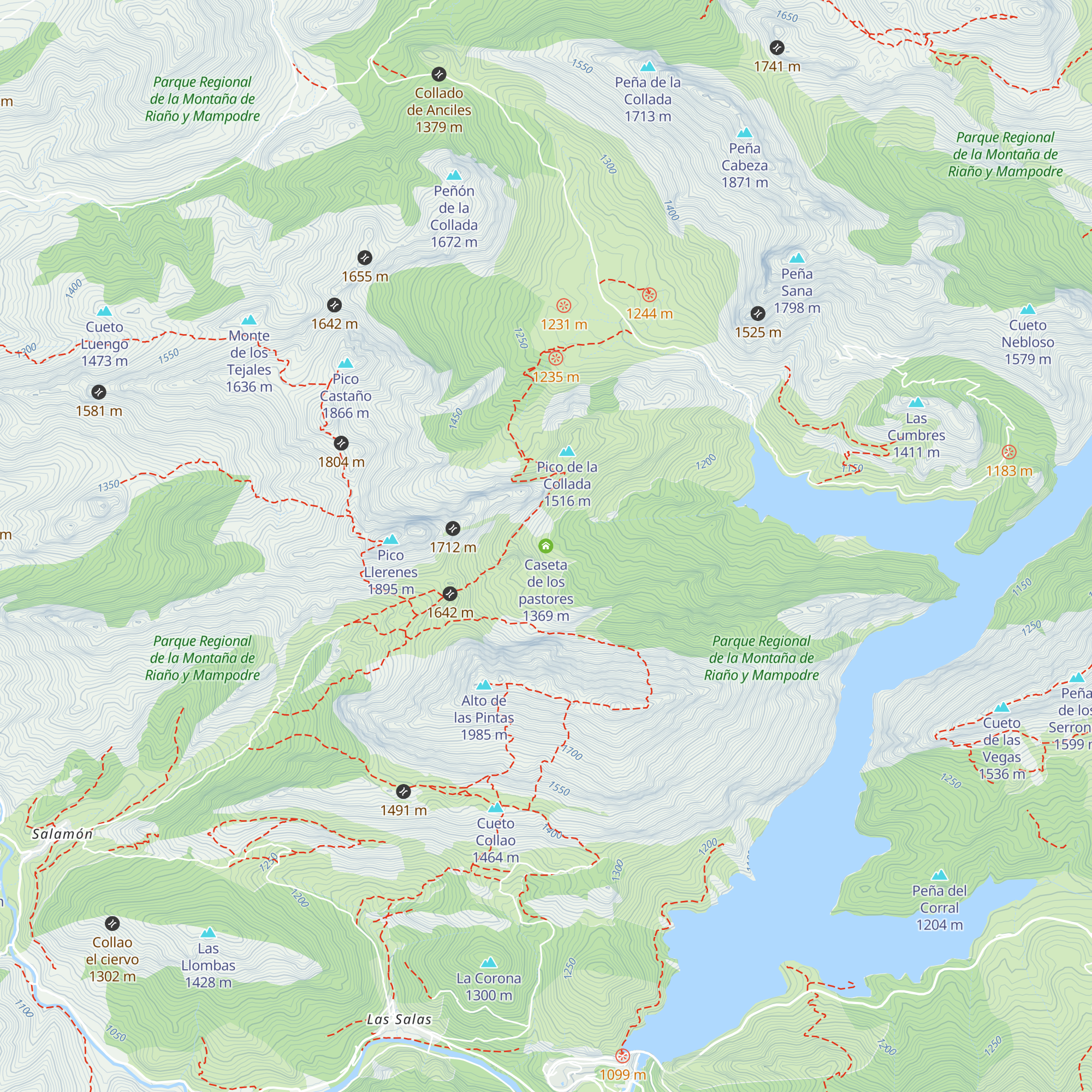 Caseta de los pastores map