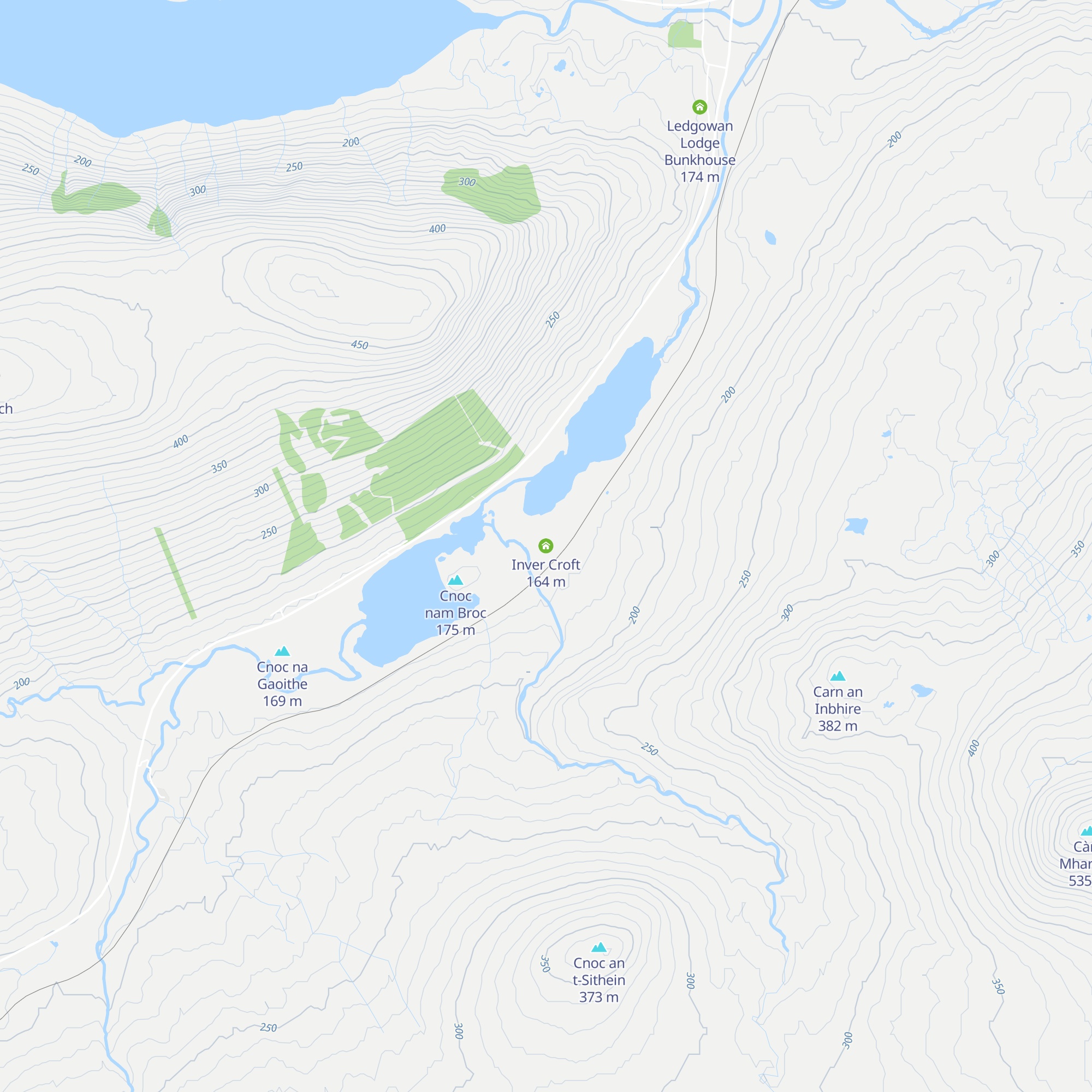 Inver Croft map