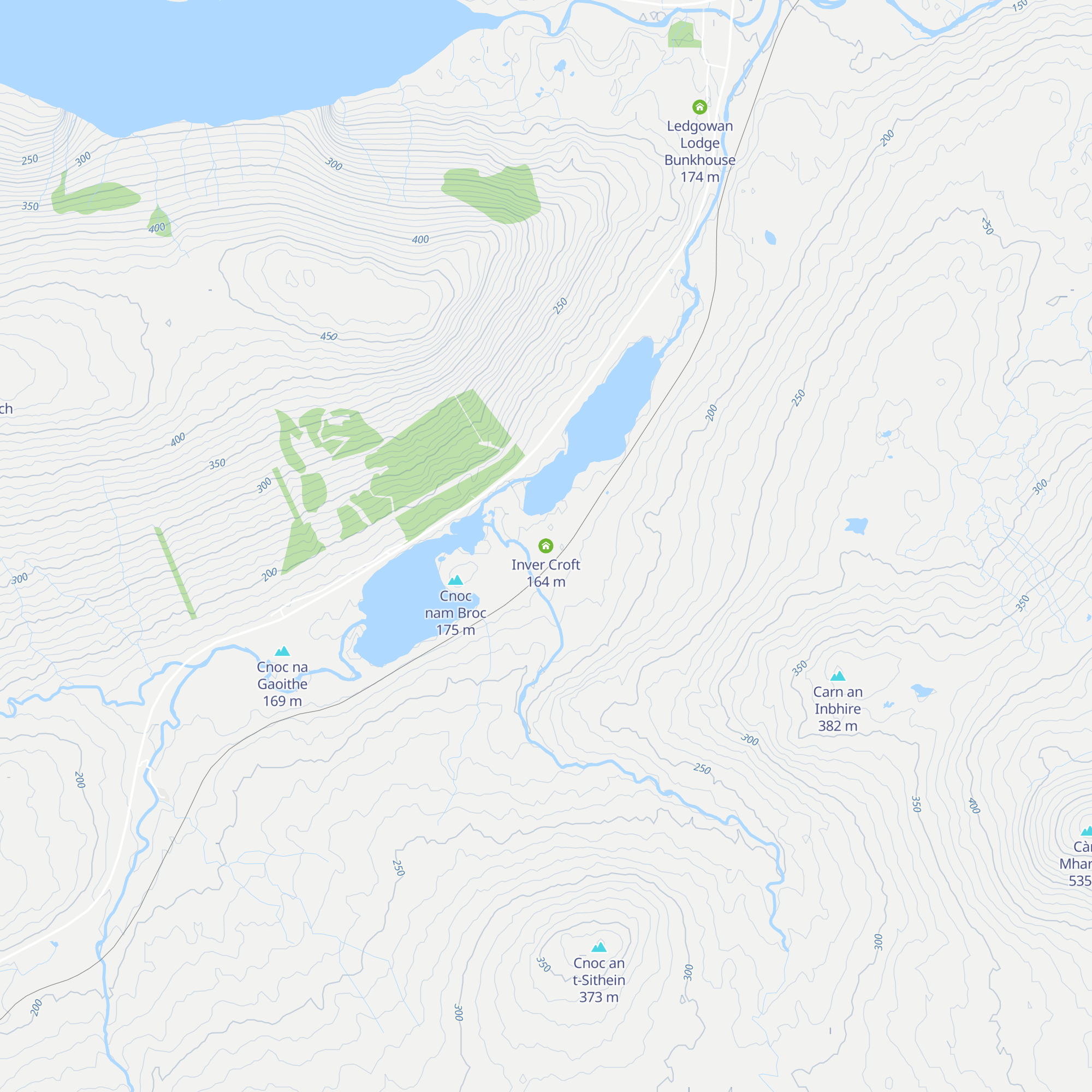Inver Croft map