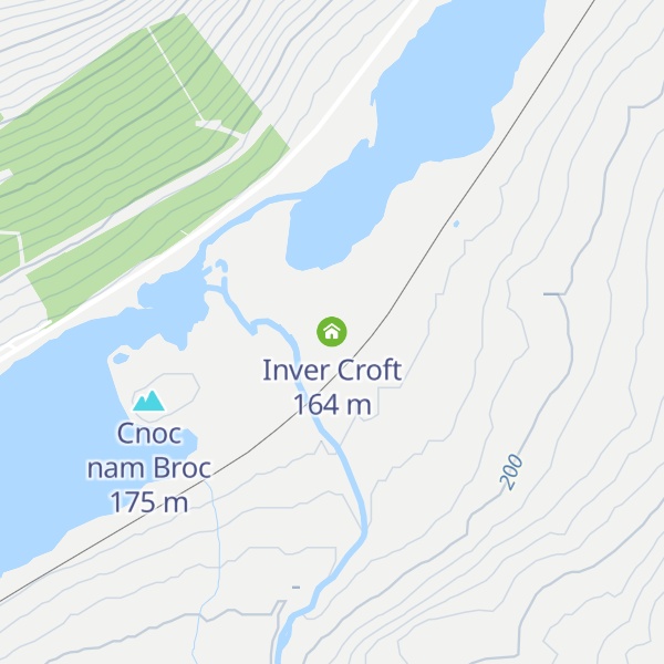 Map of Inver Croft