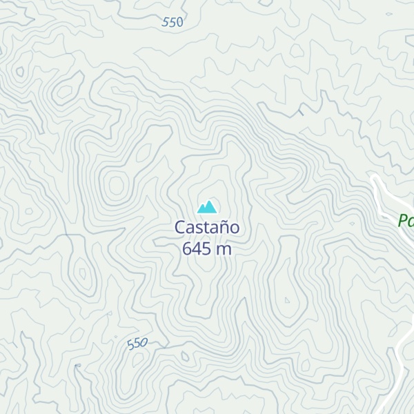 Map of Castaño