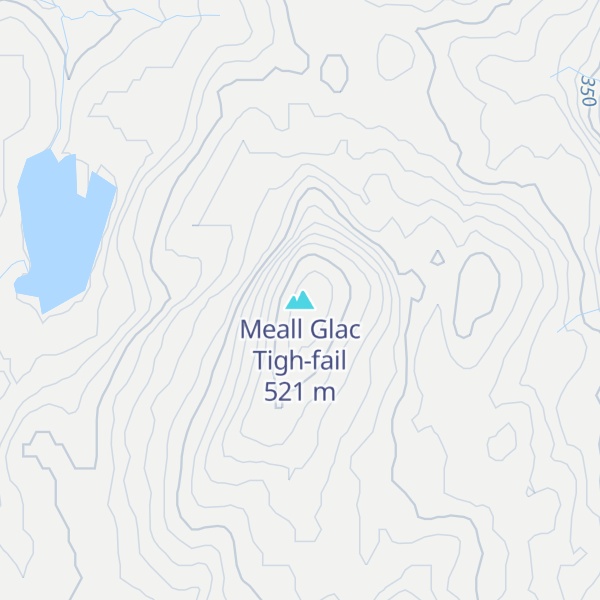 Map of Meall Glac Tigh-fail