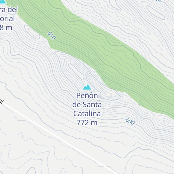Map of Peñón de Santa Catalina