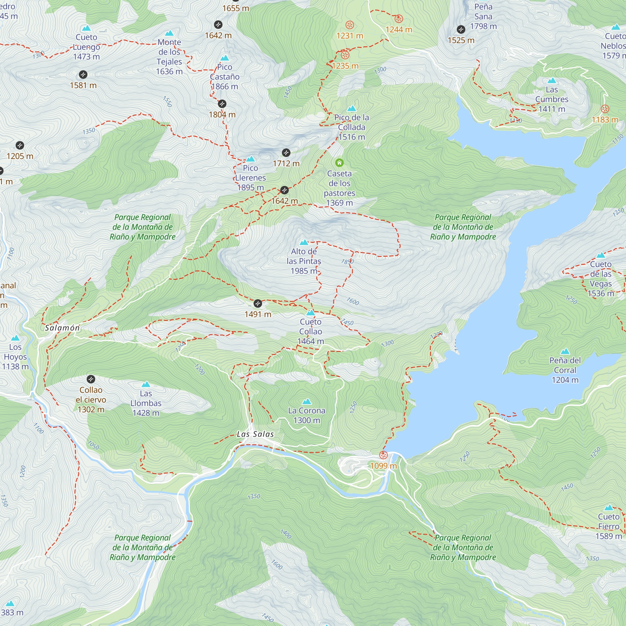 Caseta de la Traviesa map