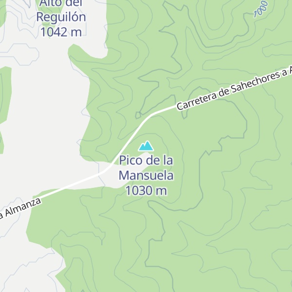 Map of Pico de la Mansuela