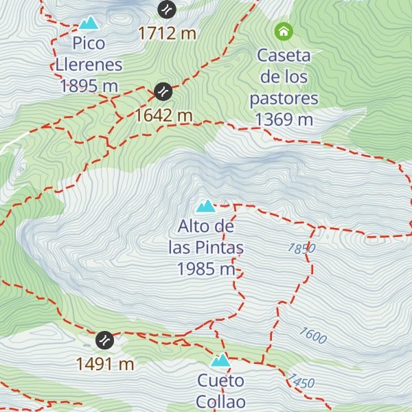 Map of Alto de las Pintas