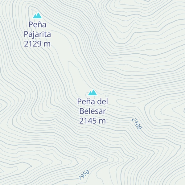 Map of Peña del Belesar