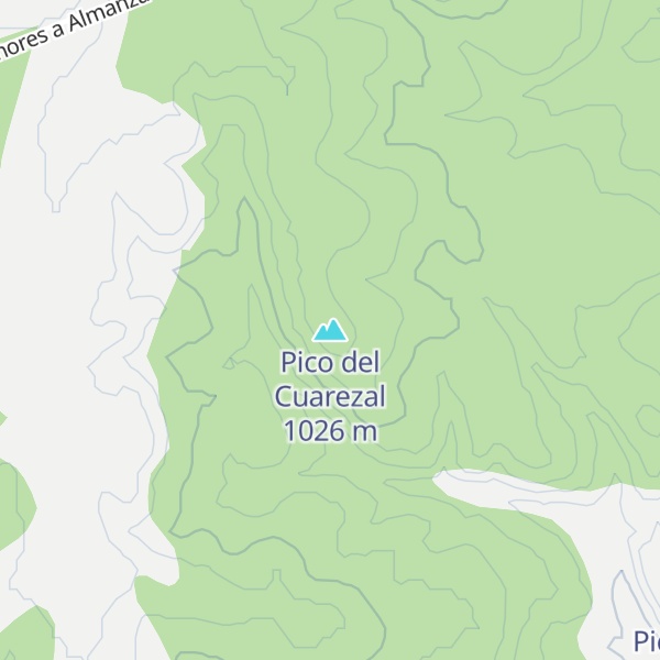 Map of Pico del Cuarezal