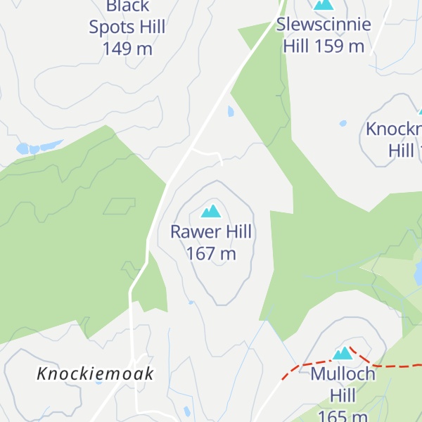Map of Rawer Hill