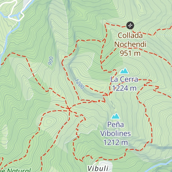 Map of Peña Salón