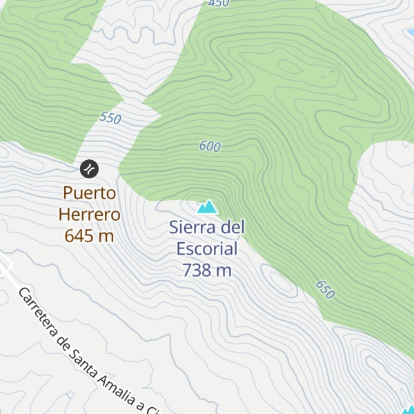 Map of Sierra del Escorial
