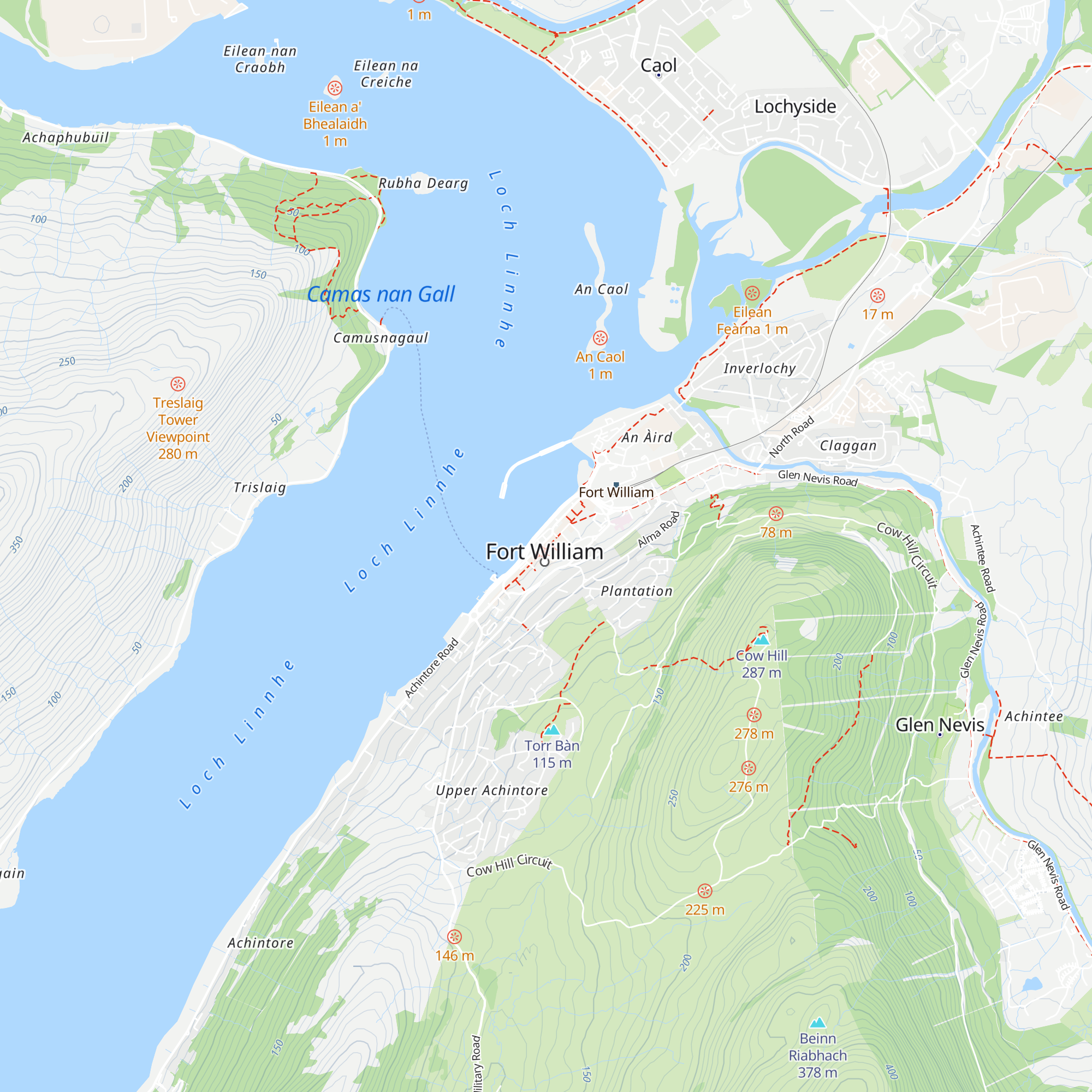 Tourist Information map