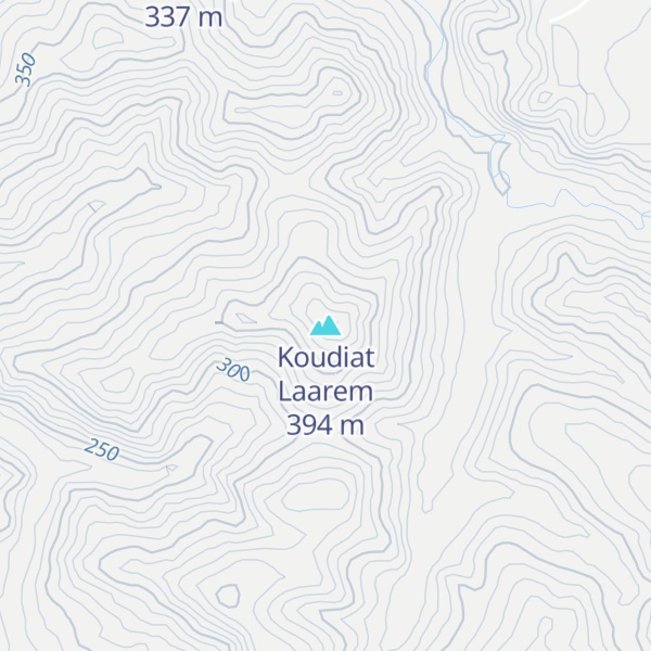 Map of Koudiat Laarem