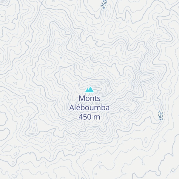 Map of Monts Aléboumba