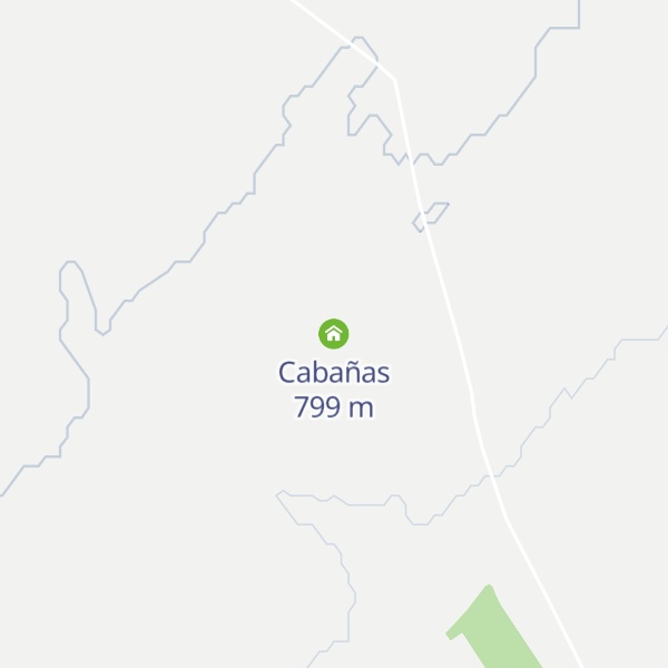 Map of Cabañas