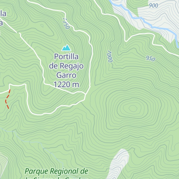Map of Refugio Collado de la Casa