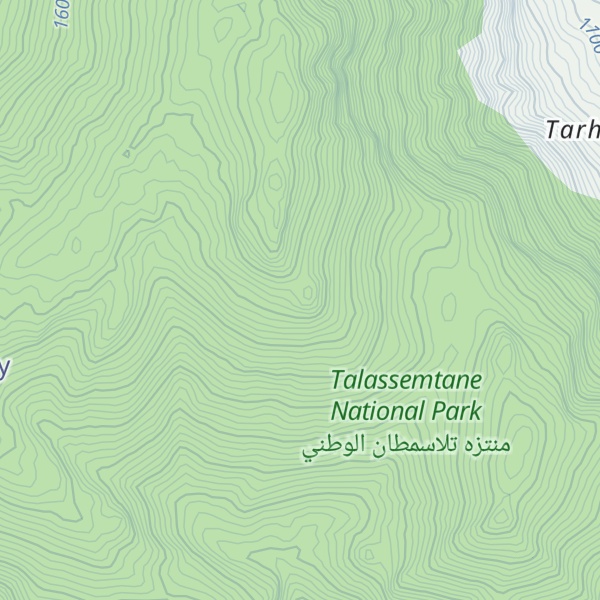 Map of Jbel Amezyout