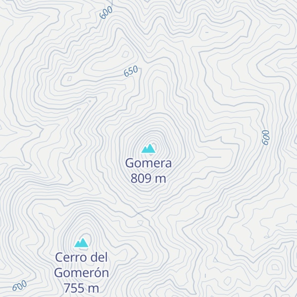 Map of Gomera