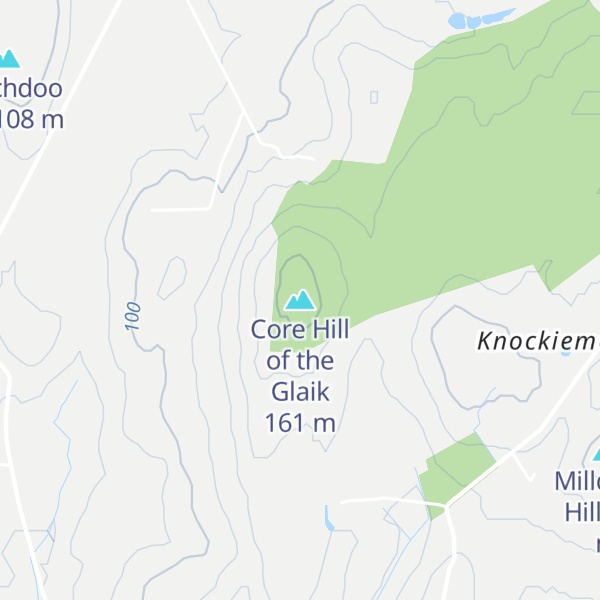 Map of Core Hill of the Glaik