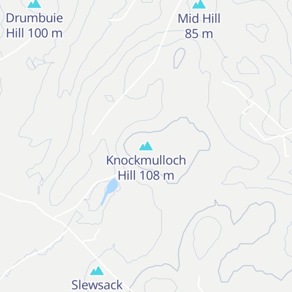 Map of Knockmulloch Hill