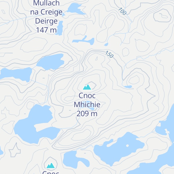 Map of Cnoc Mhichie