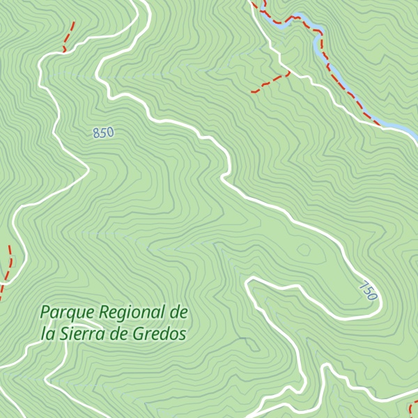 Map of Refugio de los Guisandillos
