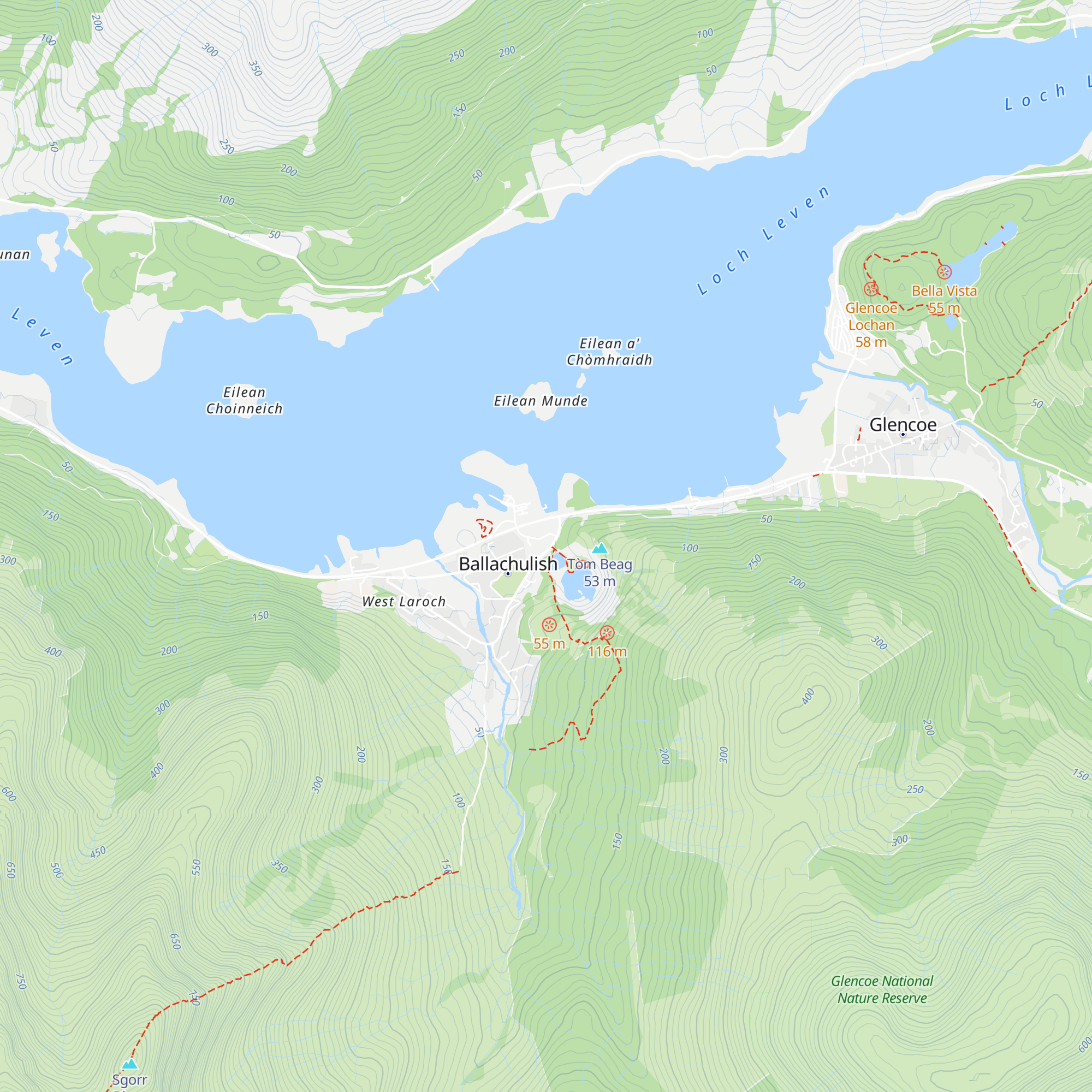 Ballachulish Visitor Centre map