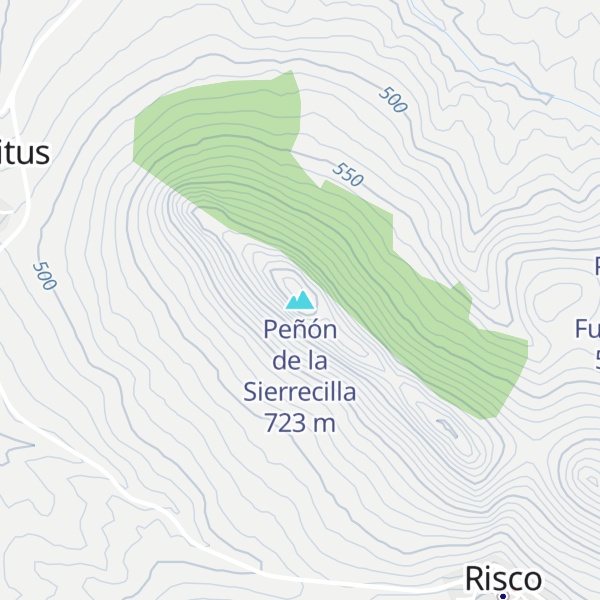 Map of Peñón de la Sierrecilla