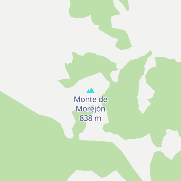Map of Monte de Morejón