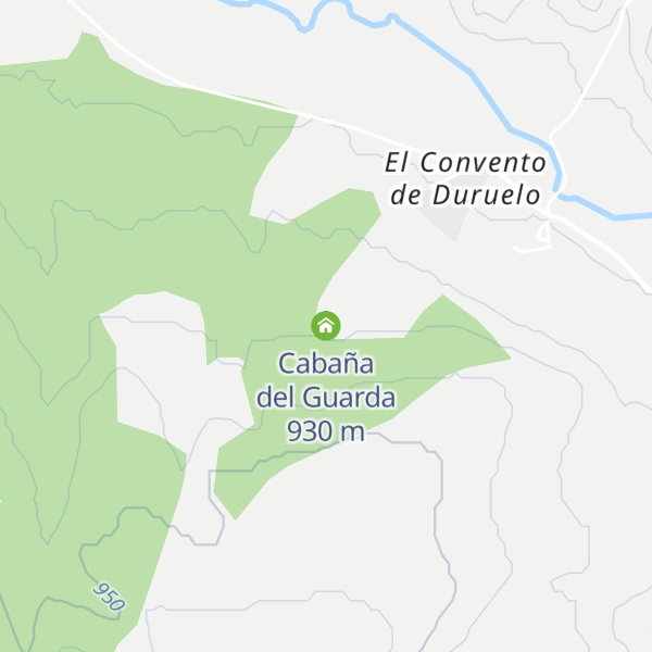 Map of Cabaña del Guarda