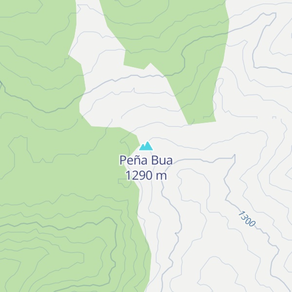 Map of Peña Bua