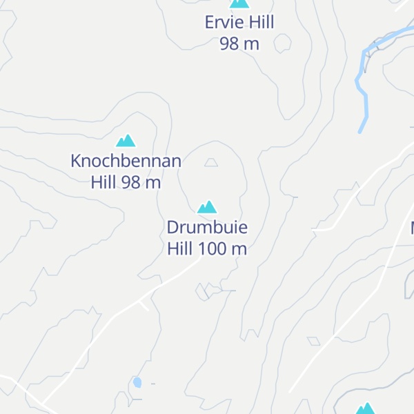 Map of Drumbuie Hill