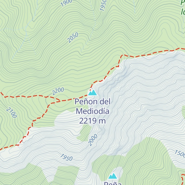 Map of Peñon del Mediodía