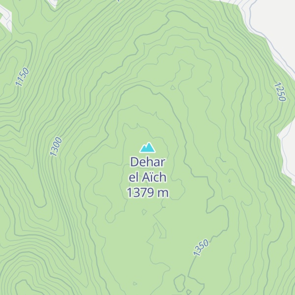 Map of Dehar el Aïch