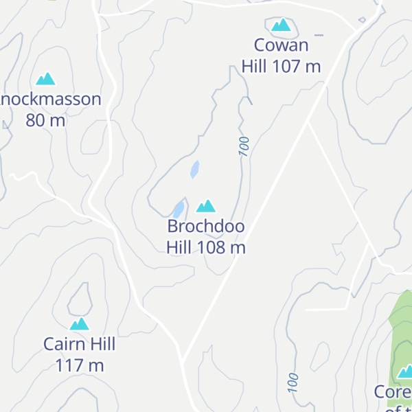 Map of Brochdoo Hill