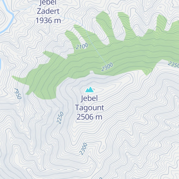 Map of Jebel Tagount