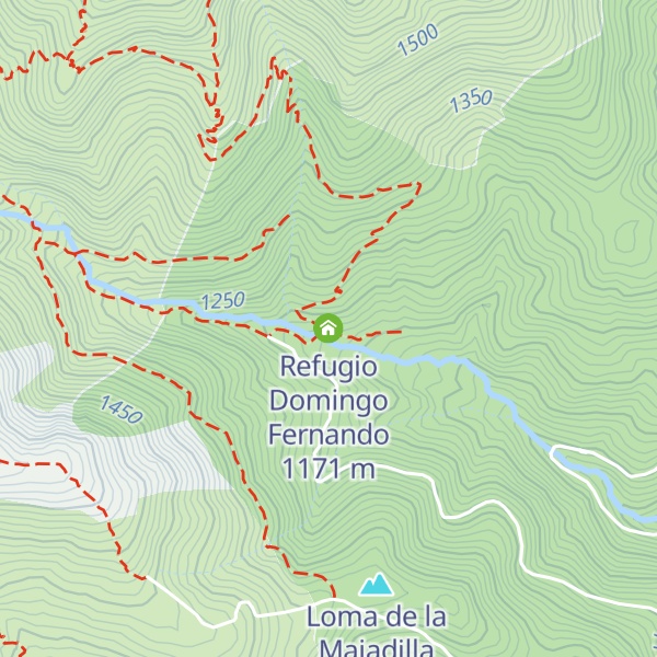 Map of Refugio Domingo Fernando