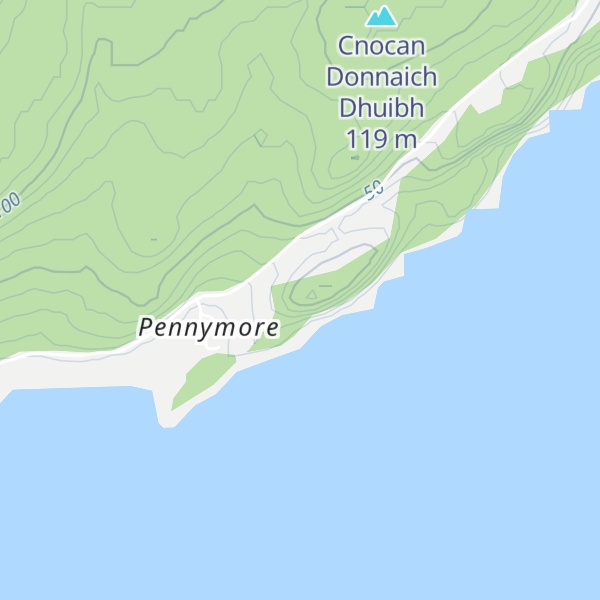 Map of Bàrr Mòr