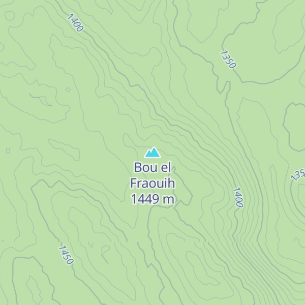 Map of Bou el Fraouih