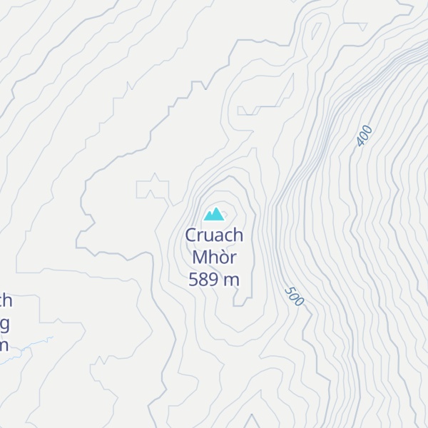 Map of Cruach Mhòr