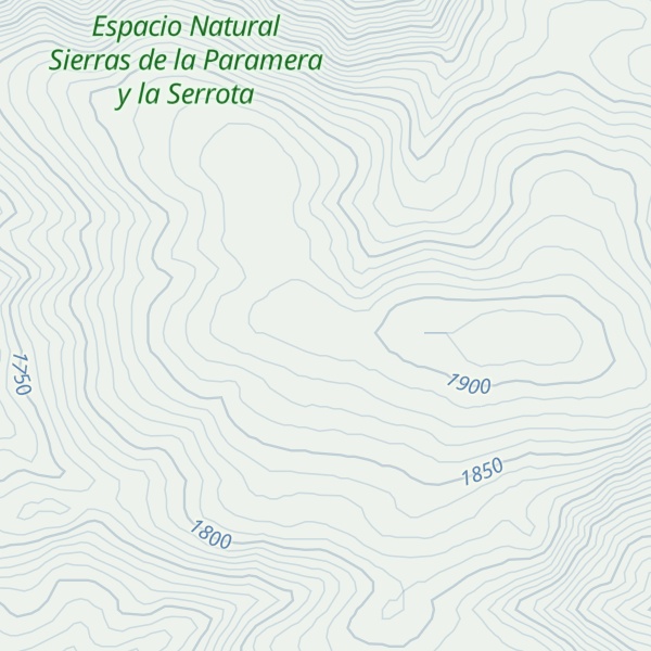 Map of Peña del Cuervo