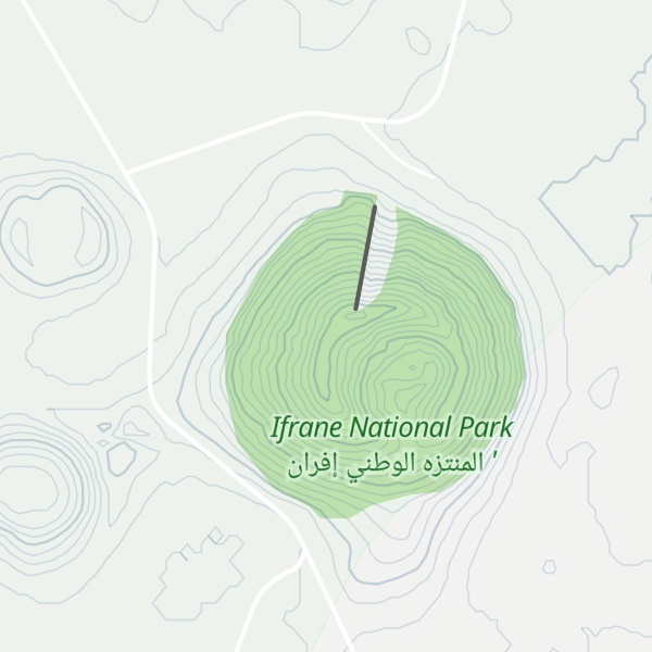 Map of Jbel Hebri