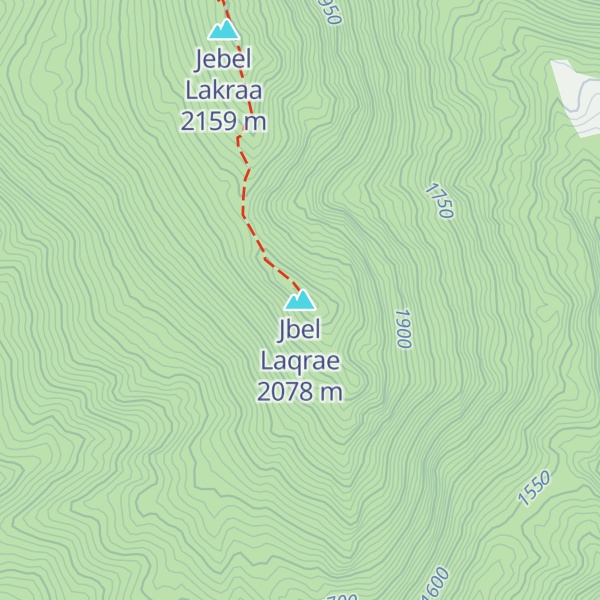 Map of Jbel Laqrae