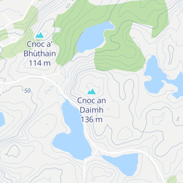 Map of Cnoc an Daimh