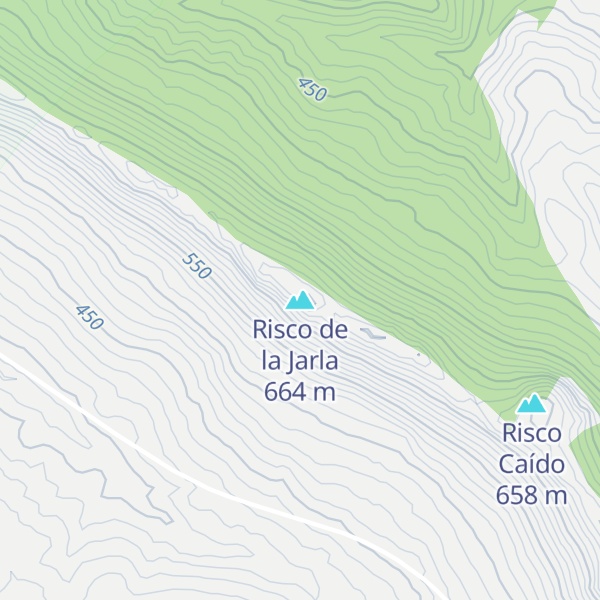 Map of Risco de la Jarla