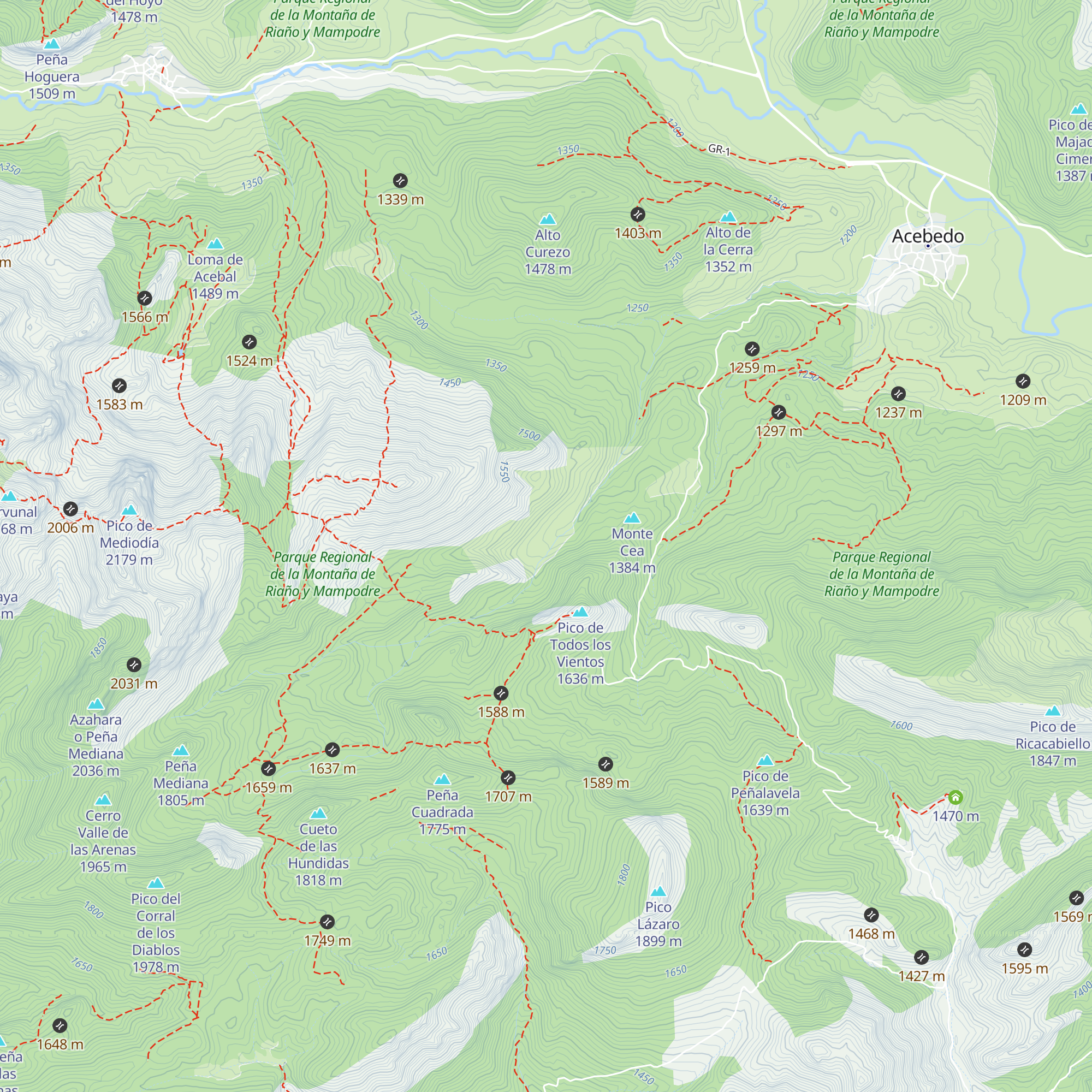 Cabaña de Escobio map