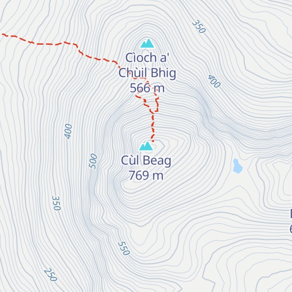 Map of Cùl Beag