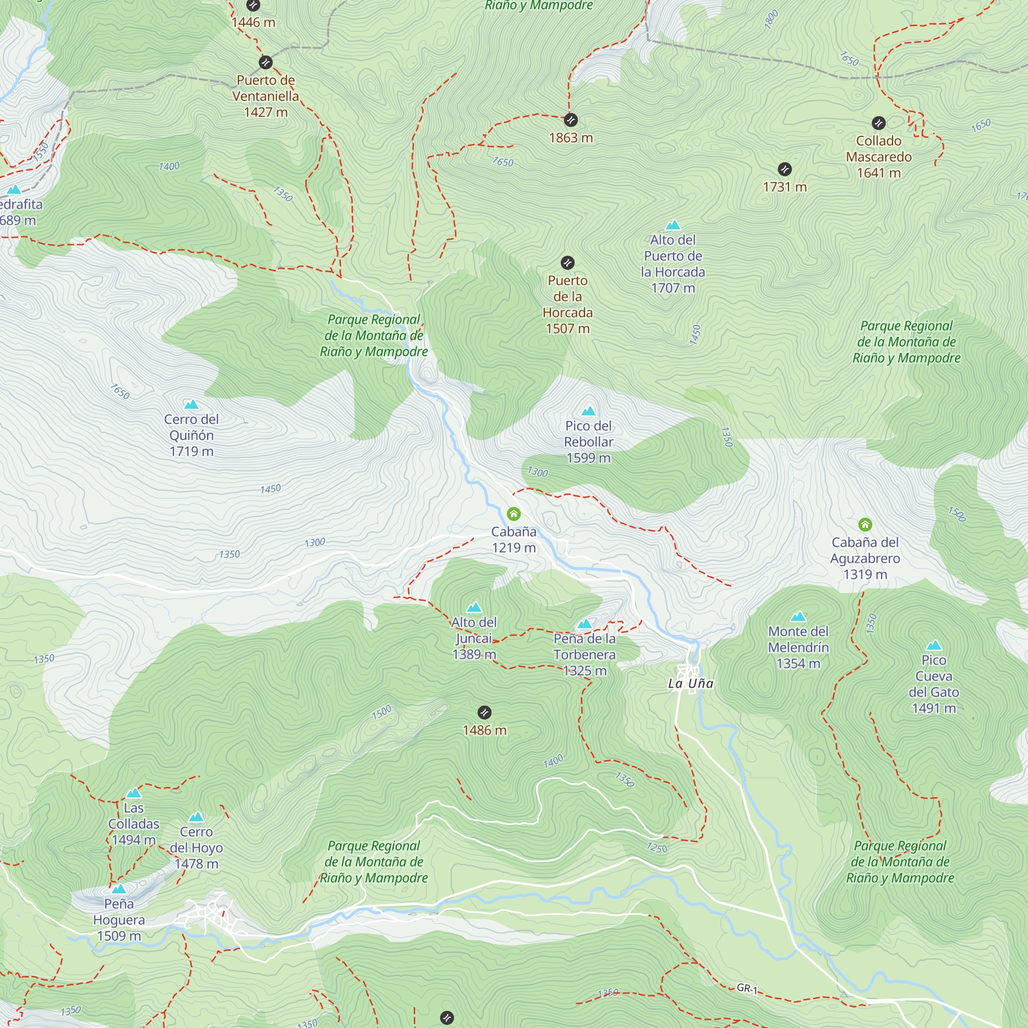 Cabaña map